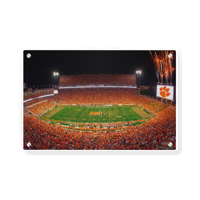 Clemson Tigers - Clemson Memorial Stadium - College Wall Art #Metal