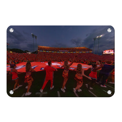 Clemson Tigers - Fighting Tigers Entering the Field - College Wall Art #Metal