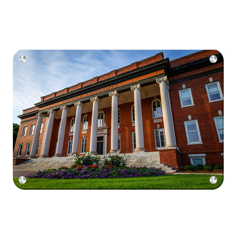 Clemson Tigers - Sikes Hall - College Wall Art #Canvas 