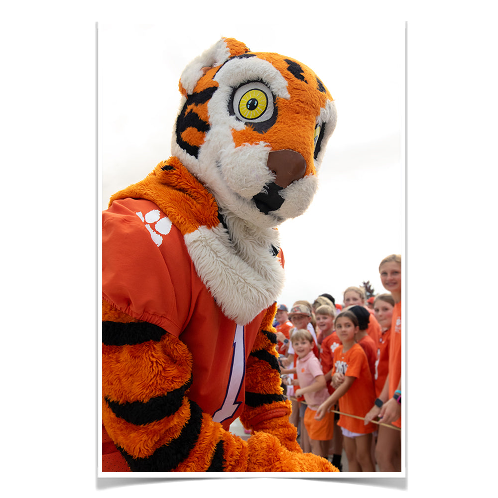 Clemson Tigers - The Tiger - College Wall Art #Canvas