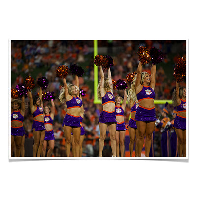 Clemson Tigers - Clemson Cheer - College Wall Art #Poster