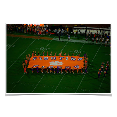 Clemson Tigers - Fighting Tigers - College Wall Art #Poster