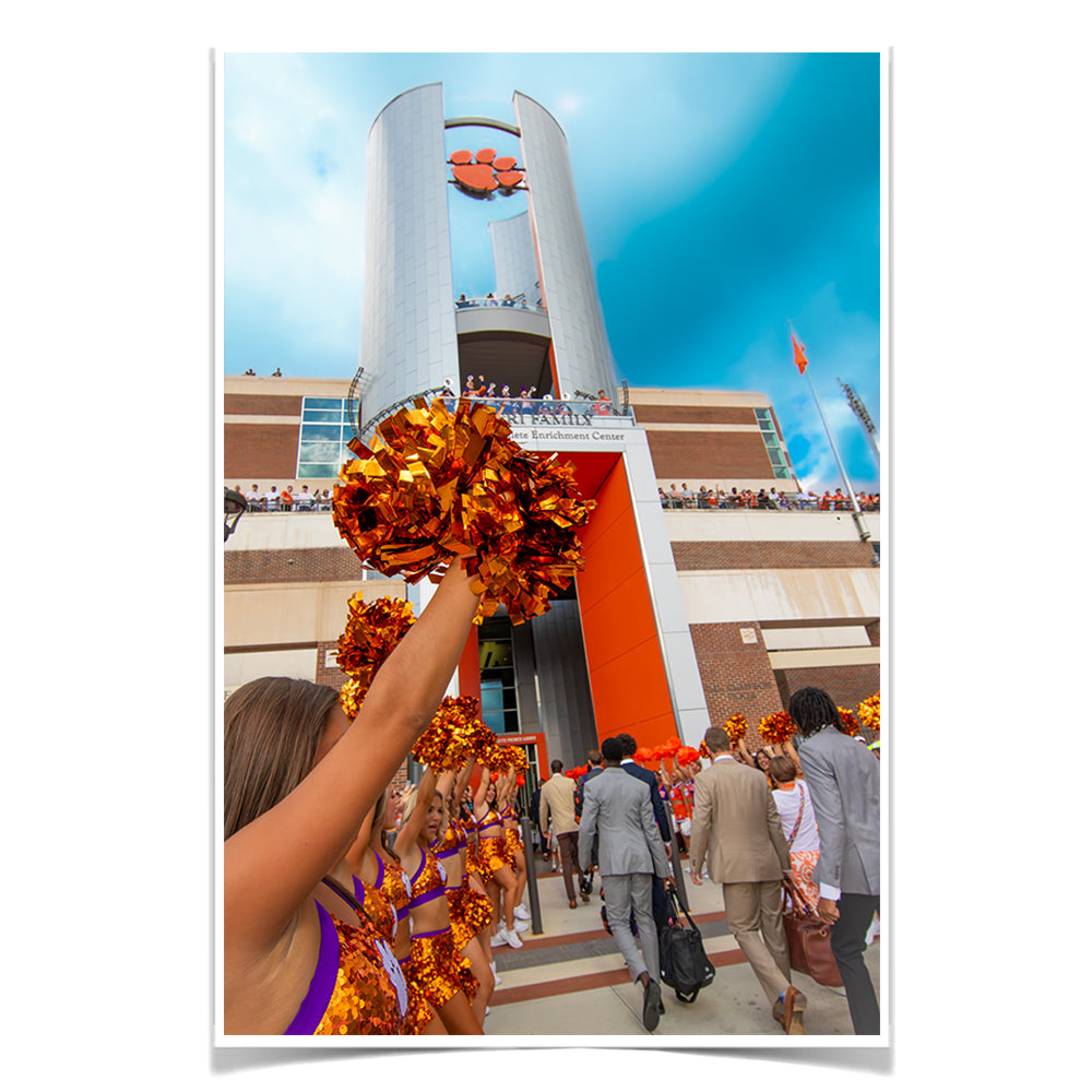 Clemson Tigers - Tiger Walk - College Wall Art #Canvas