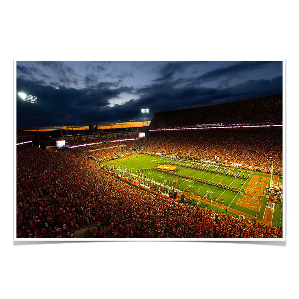 Clemson Tigers - Entering Fighting Tigers - College Wall Art #Canvas