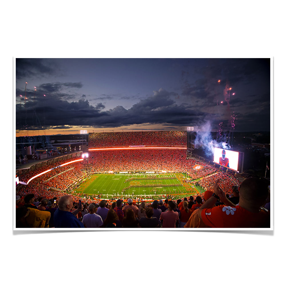 Clemson Tigers - Clemson Welcomes Me to Death Valley - College Wall Art #Canvas