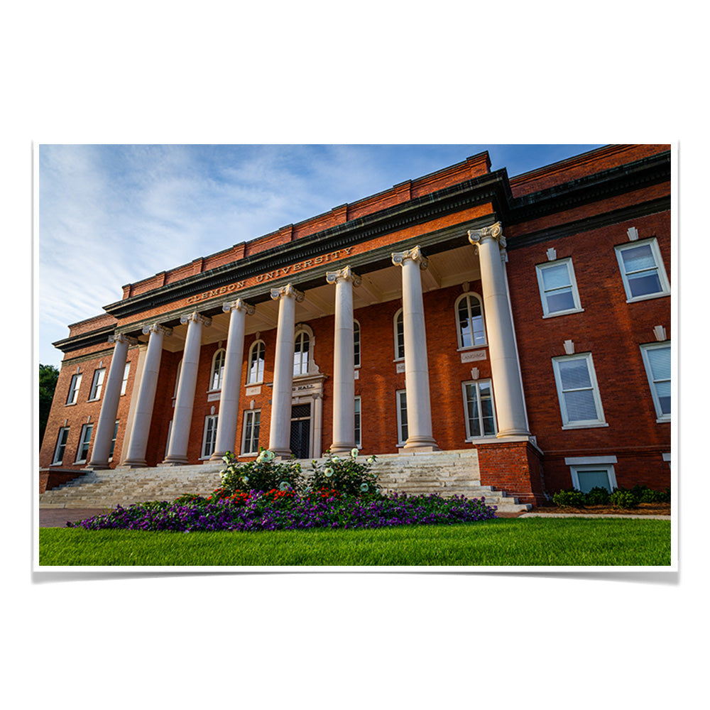 Clemson Tigers - Sikes Hall - College Wall Art #Canvas 