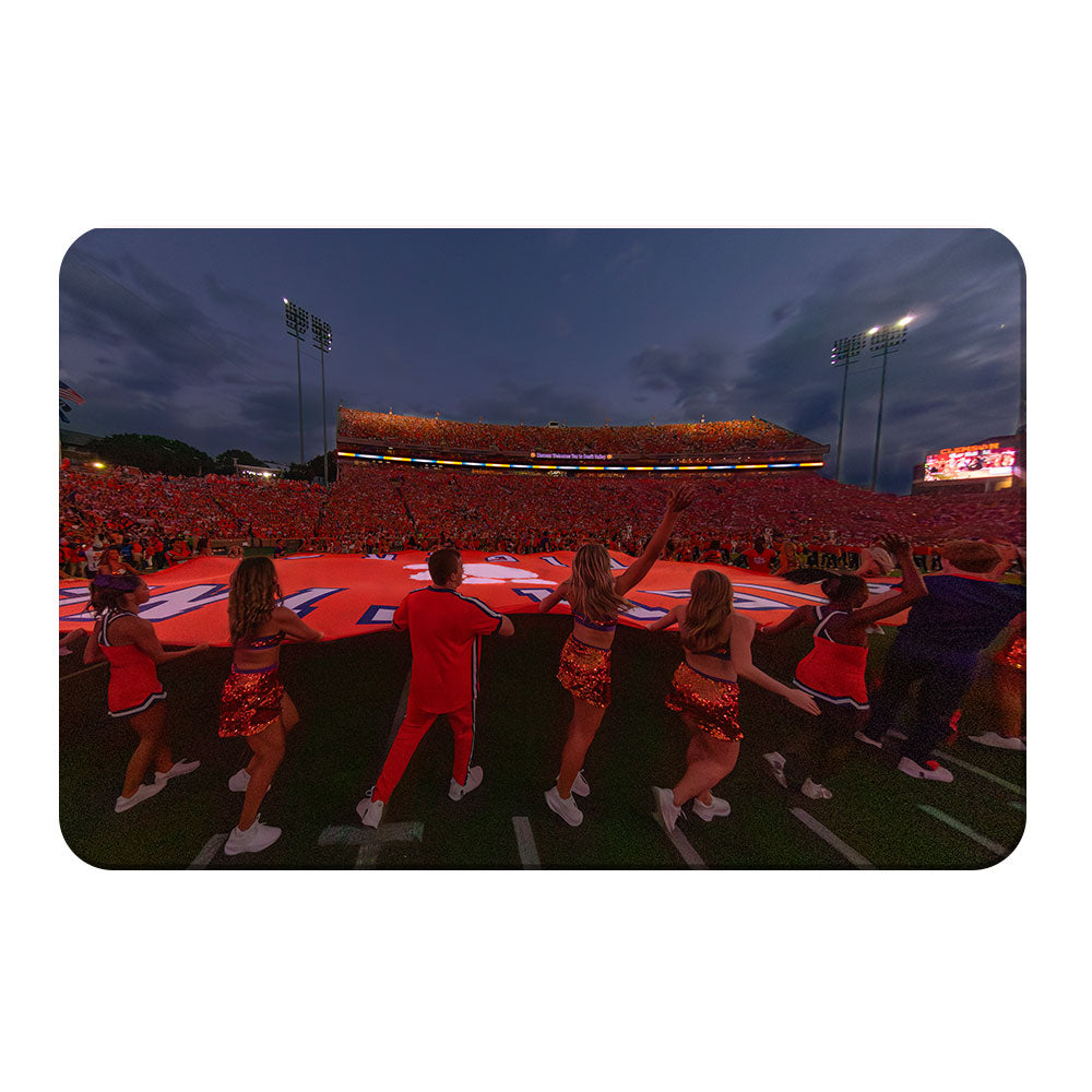 Clemson Tigers - Fighting Tigers Entering the Field - College Wall Art #Canvas