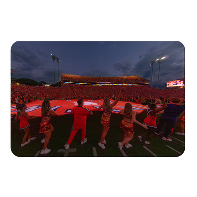 Clemson Tigers - Fighting Tigers Entering the Field - College Wall Art #PVC