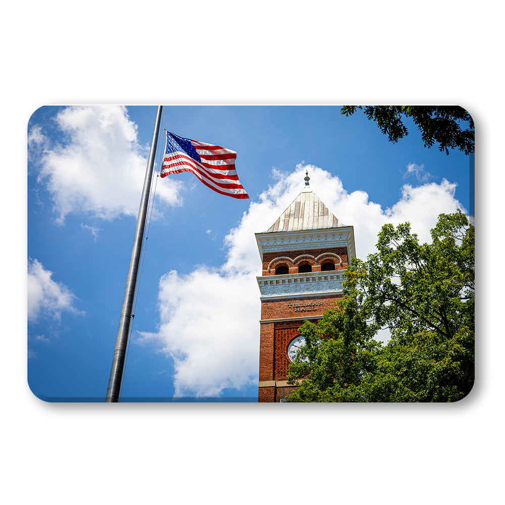 Clemson Tigers - Tillman Hall Flag - College Wall Art #Canvas