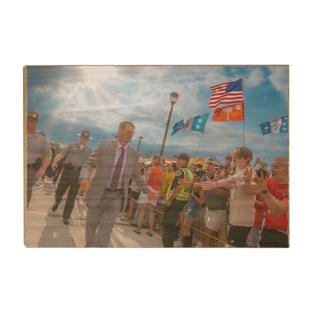 Clemson Tigers - Dabo Tiger Walk - College Wall Art #Canvas