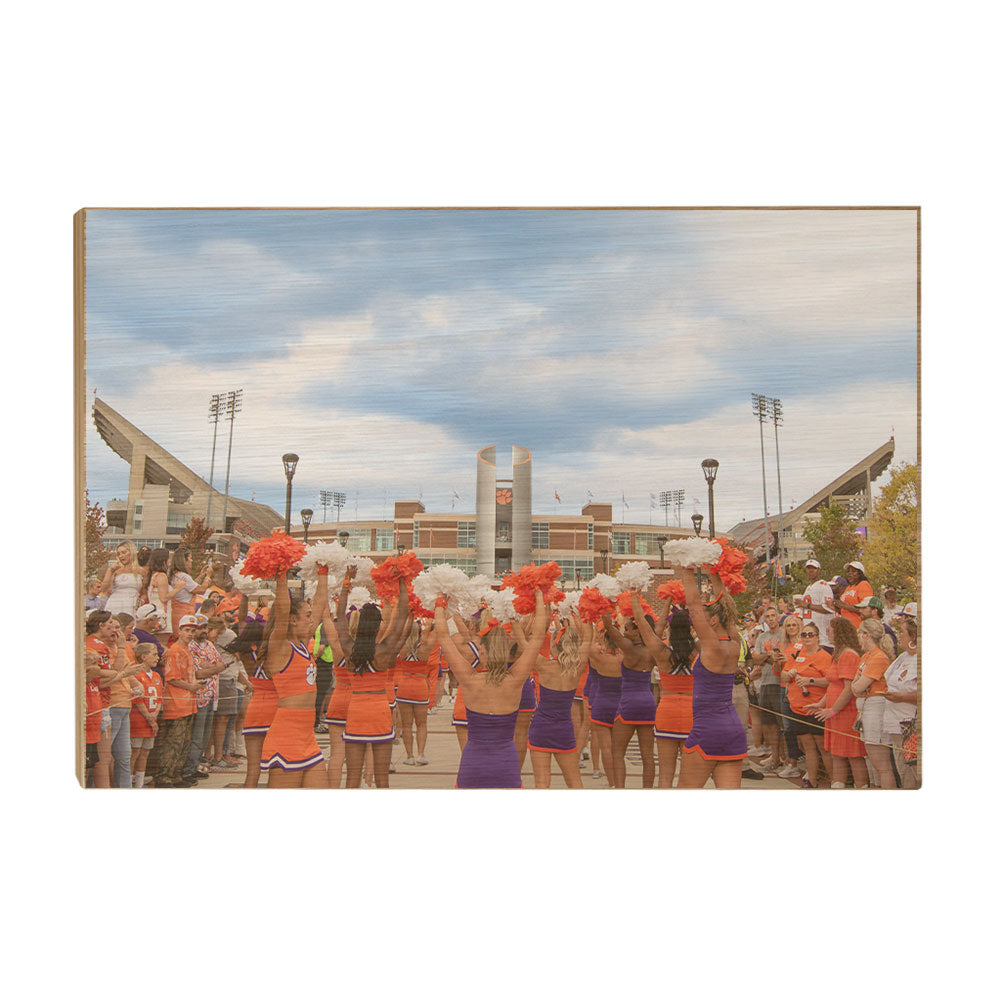 Clemson Tigers - Memorial Stadium Cheer - College Wall Art #Canvas 