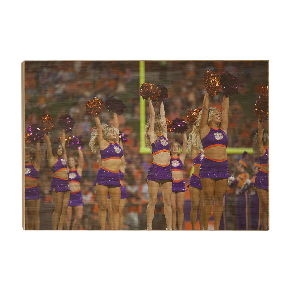 Clemson Tigers - Clemson Cheer - College Wall Art #Canvas 