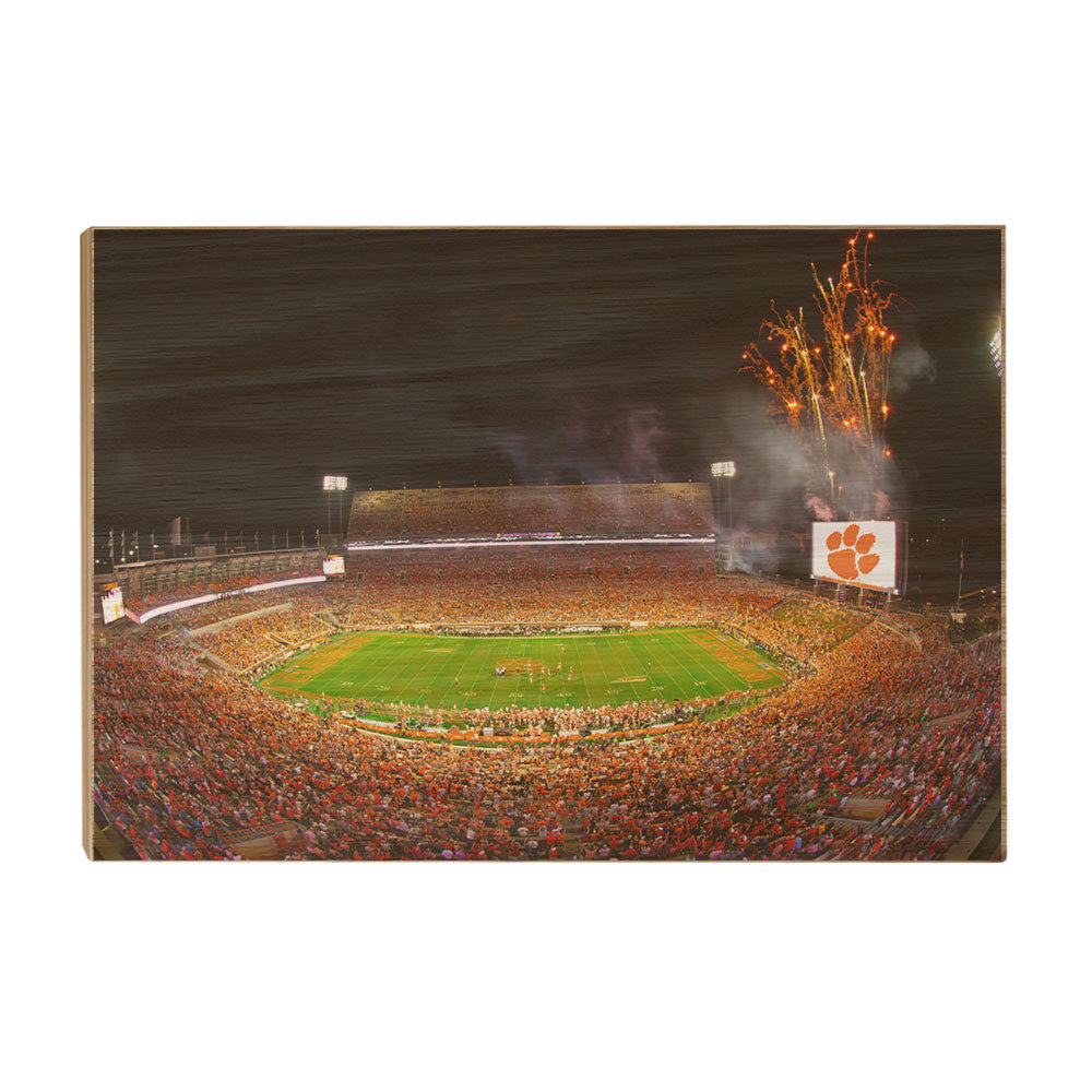 Clemson Tigers - Clemson Memorial Stadium - College Wall Art #Canvas