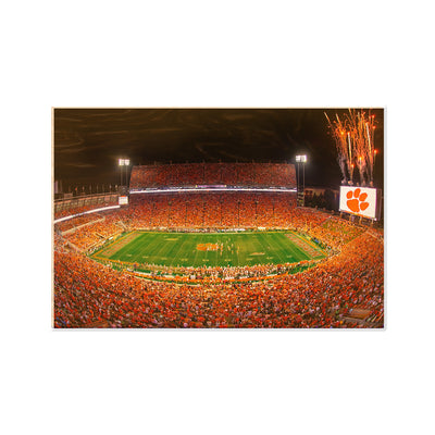 Clemson Tigers - Clemson Memorial Stadium - College Wall Art  #Wood