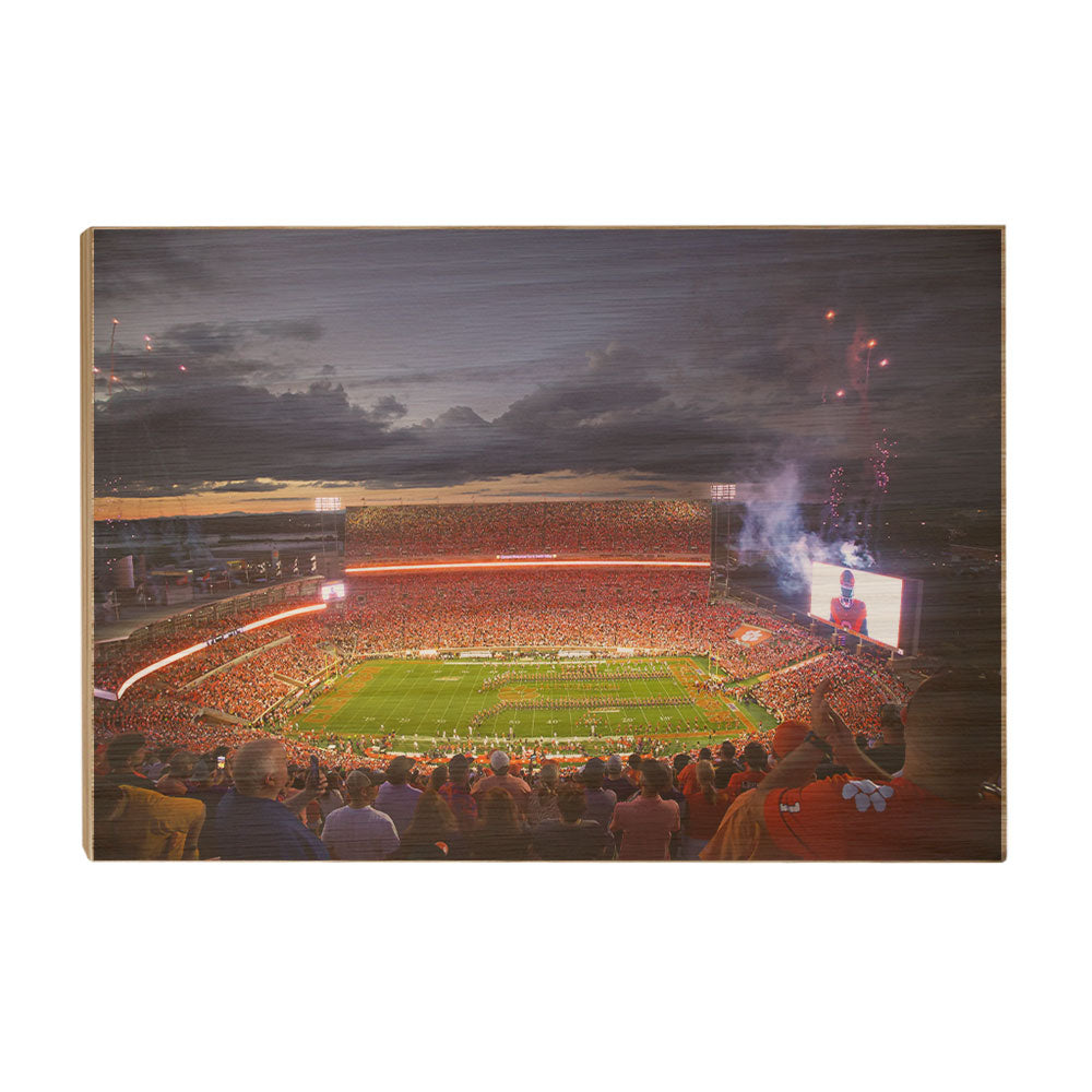 Clemson Tigers - Clemson Welcomes Me to Death Valley - College Wall Art #Canvas