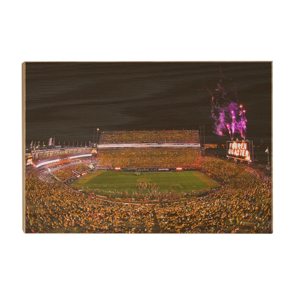 Clemson Tigers - Clemson 4th Quarter - College Wall Art #Canvas