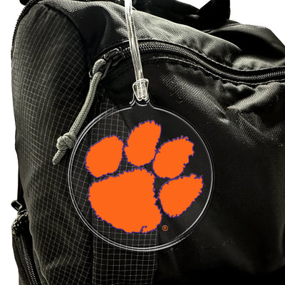 Clemson Tigers - Tiger Paw Ornament & Bag Tag