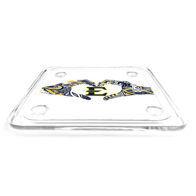 ETSU Bucs - Kelsey Montague E Crystal Drink Coaster