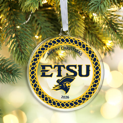 ETSU Bucs - ETSU Bucs 2026 Christmas Ornament