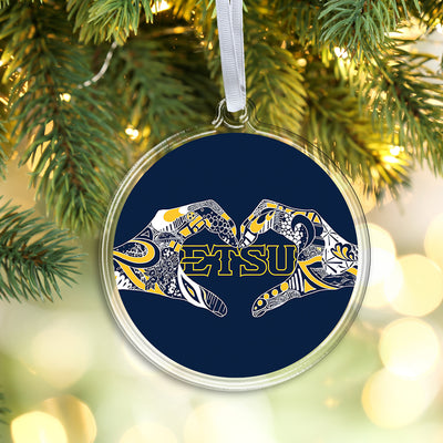 ETSU Bucs - Kelsey Montague ETSU Ornament & Bag Tag