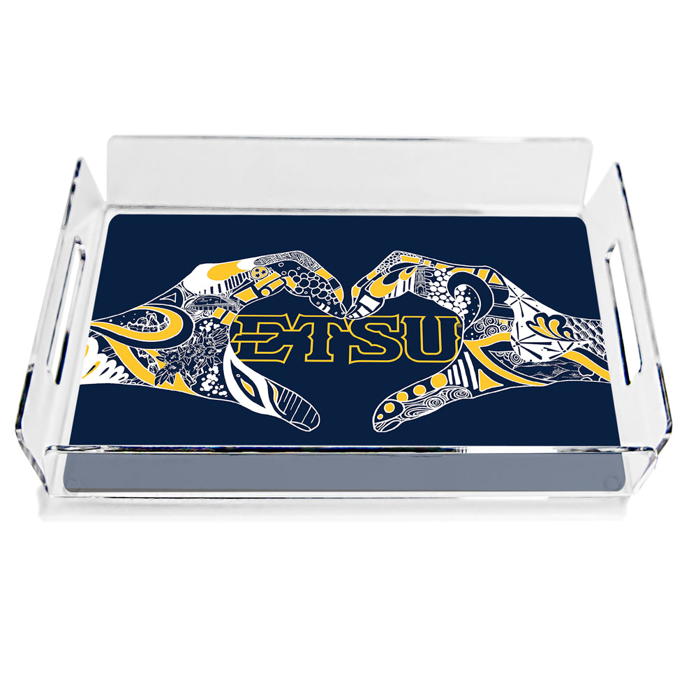 ETSU Bucs - Kelsey Montague E Decorative Serving Tray