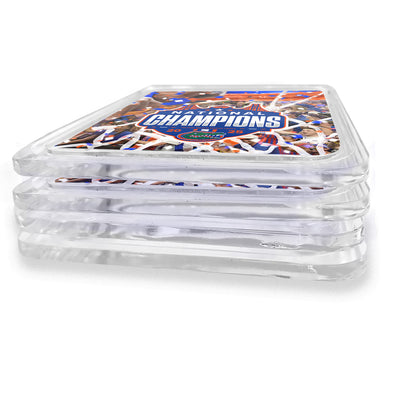 Florida Gators - 2025 Florida Gators National Champions NCAA Mens Basketball Drink Coaster