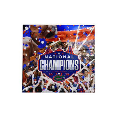 Florida Gators - Florida Gators NCAA Men's Basketball National Champions - College Wall Art #Acrylic