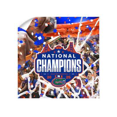 Florida Gators - Florida Gators NCAA Men's Basketball National Champions - College Wall Art #Wall Decal