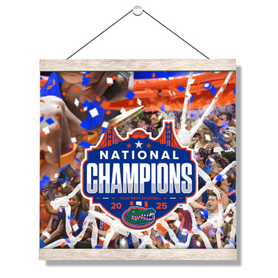 Florida Gators - Florida Gators NCAA Men's Basketball National Champions - College Wall Art #Hanging Canvas
