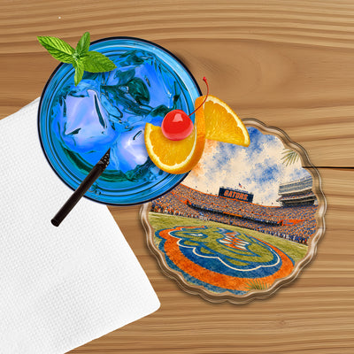Florida Gators - Gators Game Day at Ben Hill Griffin Drink Coaster