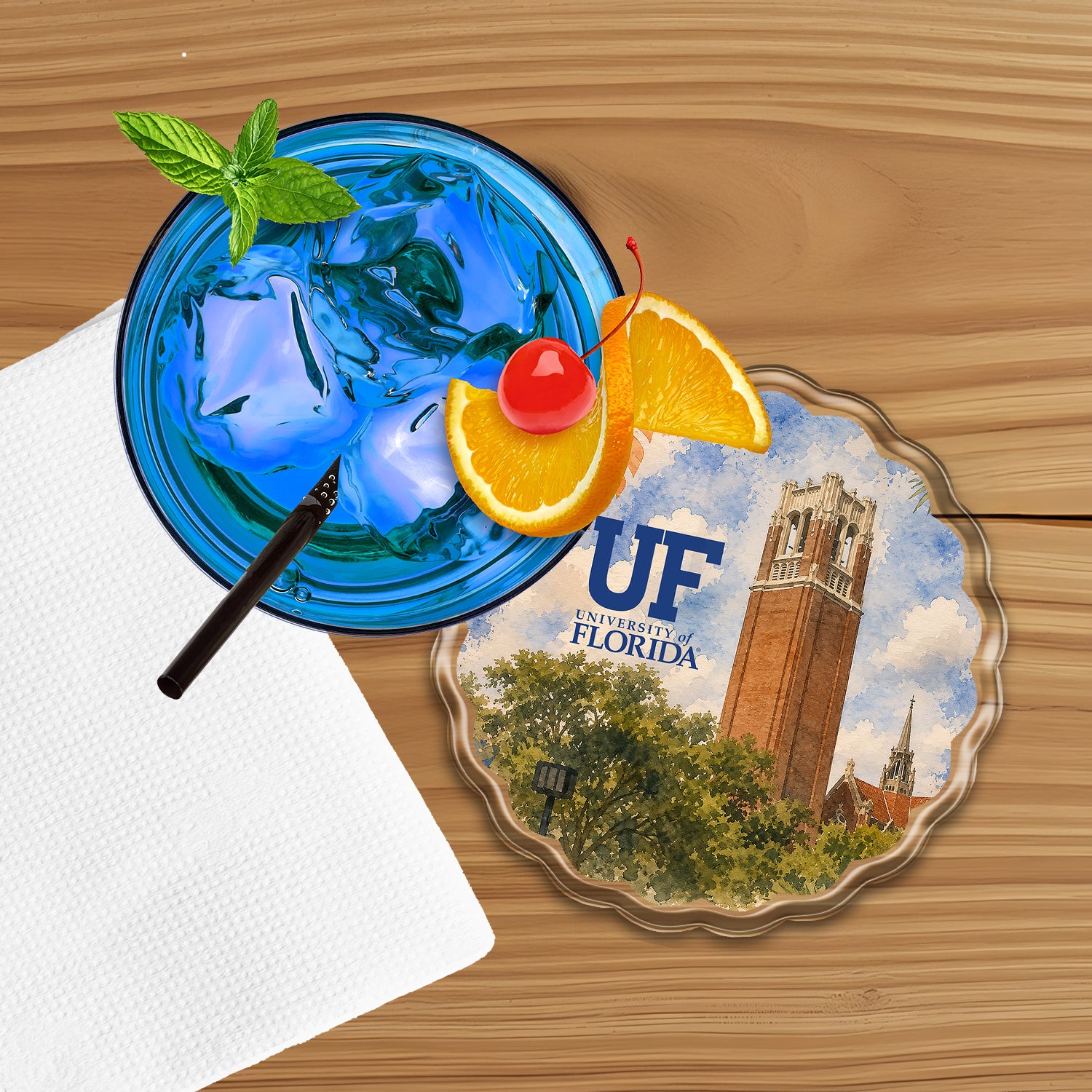 Florida Gators - Tropical Century Tower Drink Coaster