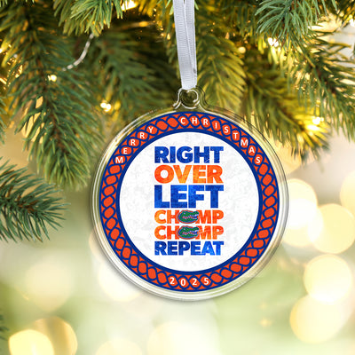 Florida Gators - Chomp Chomp 2025 Christmas Ornament
