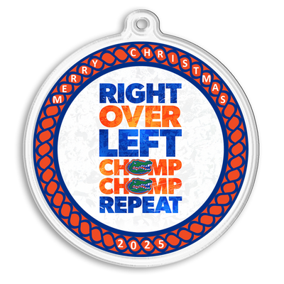 Florida Gators - Chomp Chomp 2025 Christmas Ornament