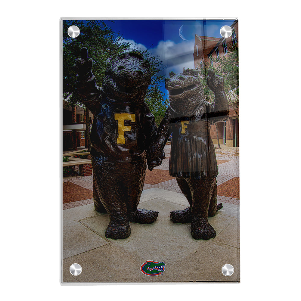 Florida Gators - Albert and Alberta - College Wall Art #Canvas