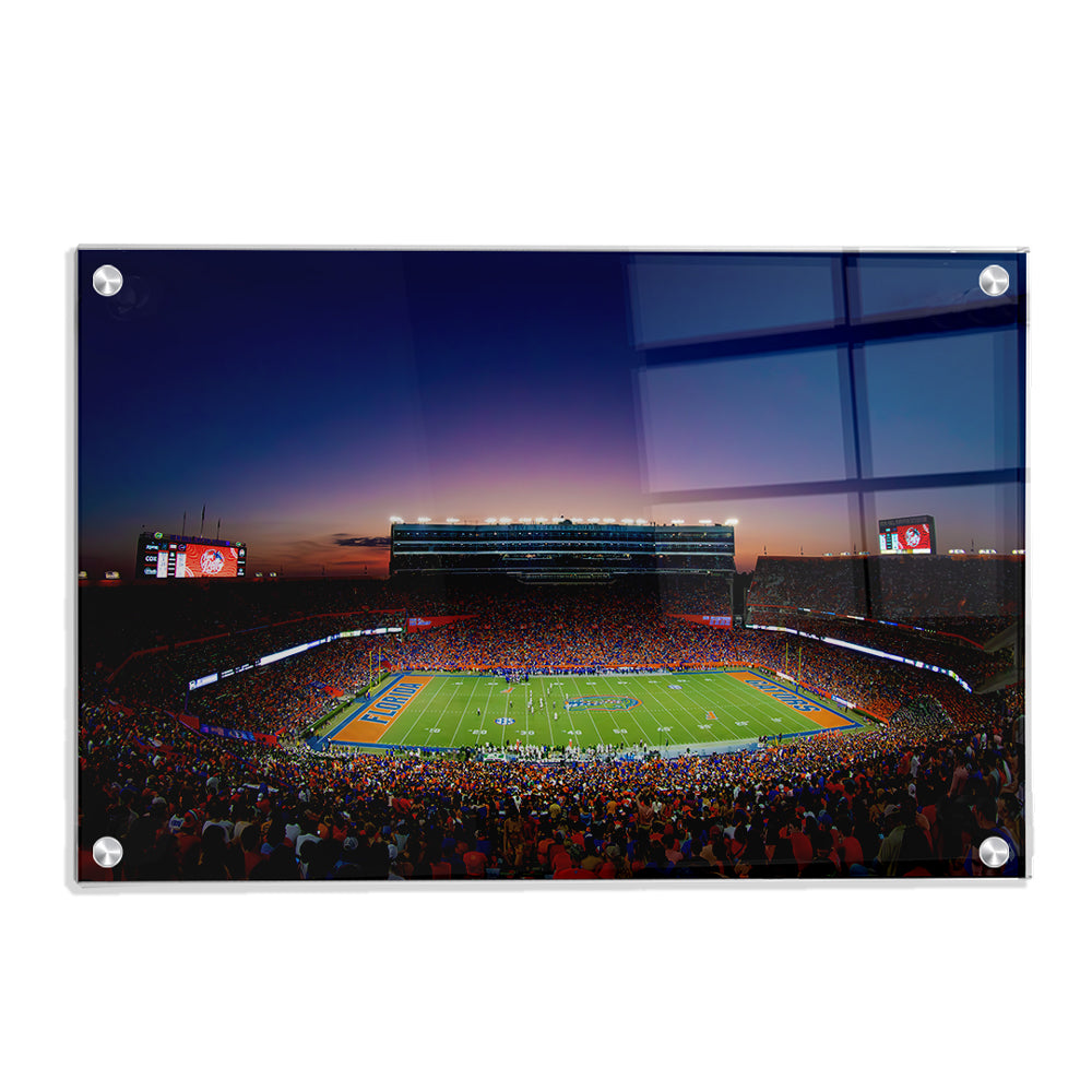 Florida Gators - Swamp Sunset - College Wall Art #Canvas