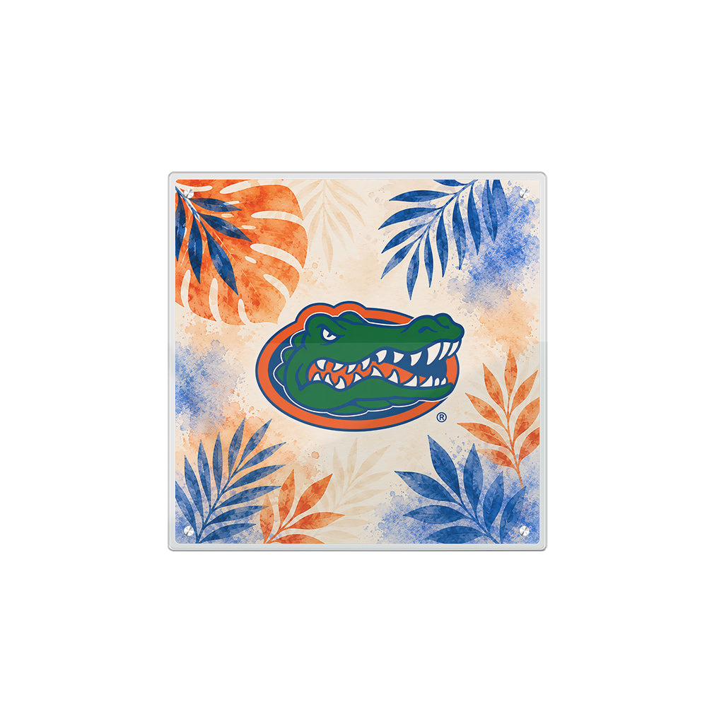 Florida Gators - Tropical Gator - College Wall Art #Canvas
