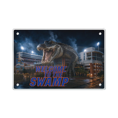 Florida Gators - Welcome to the Swamp - College Wall Art #Acrylic