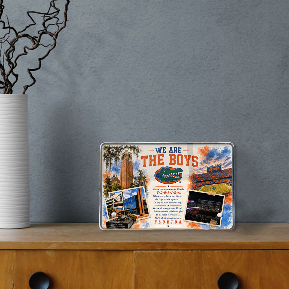 Florida Gators - We are the Boys from Old Florida - College Wall Art #Canvas