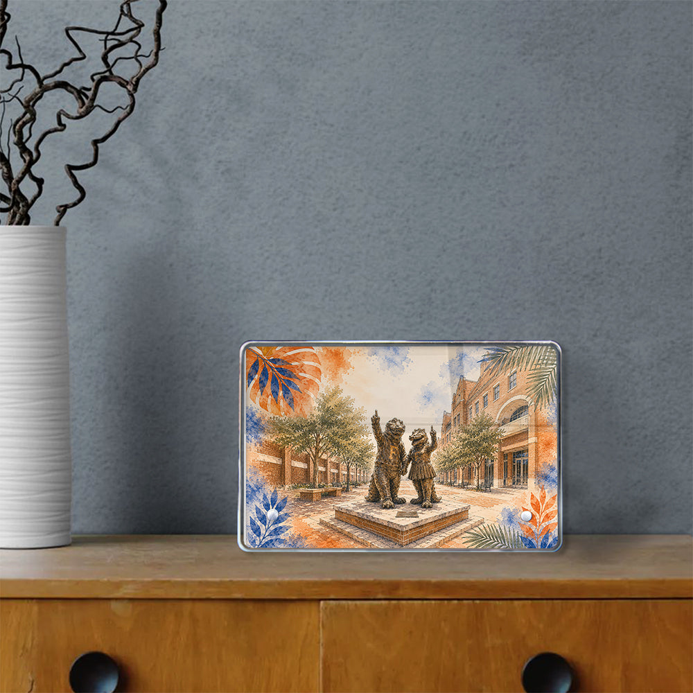 Florida Gators - Albert and Alberta Campus Mascot Statue - College Wall Art #Canvas