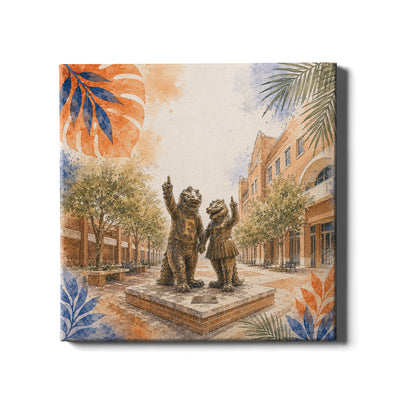 Florida Gators - Campus Mascot Statue - College Wall Art #Canvas