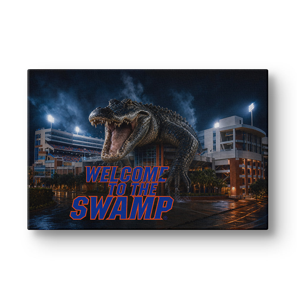 Florida Gators - Welcome to the Swamp - College Wall Art #Canvas
