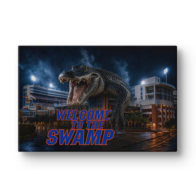 Florida Gators - Welcome to the Swamp - College Wall Art #Canvas