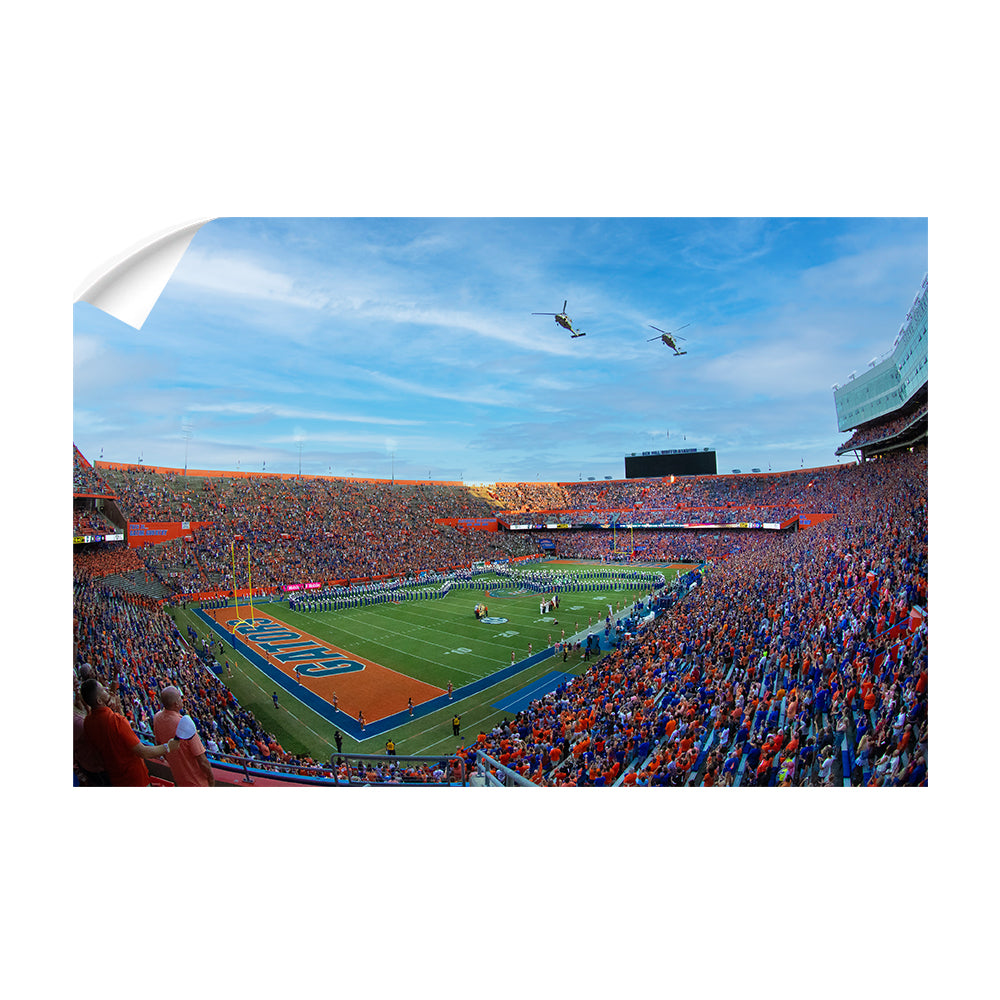 Florida Gators - Gator Flyover - College Wall Art #Canvas