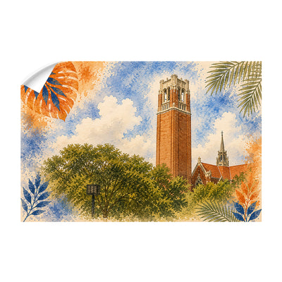Florida Gators - It's Great to be a Florida Gator Bell Tower - College Wall Art #Wall Decal