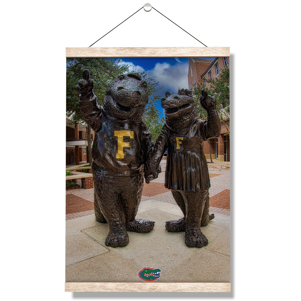Florida Gators - Albert and Alberta - College Wall Art #Canvas