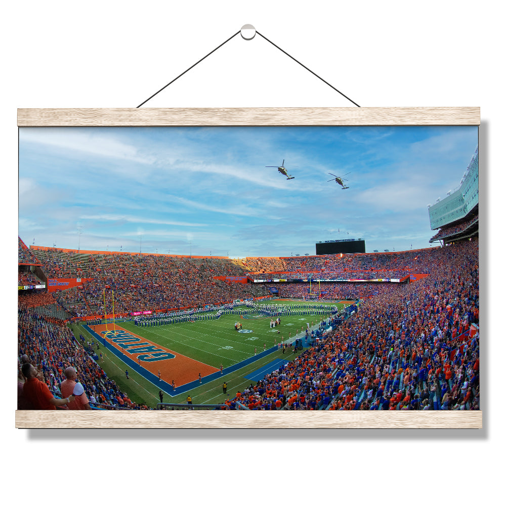 Florida Gators - Gator Flyover - College Wall Art #Canvas