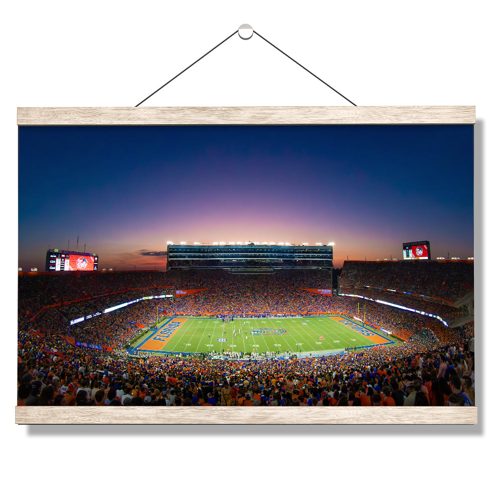 Florida Gators - Swamp Sunset - College Wall Art #Canvas