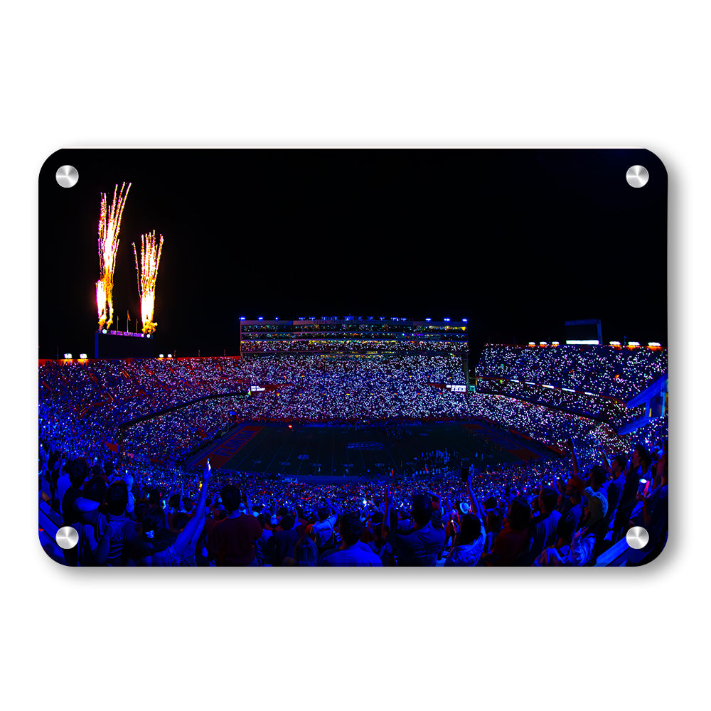 Florida Gators - Blue - College Wall Art #Canvas