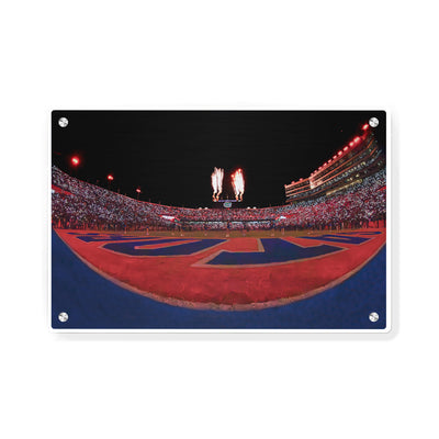 Florida Gators - Won't Back Down from the End Zone - College Wall Art #Metal