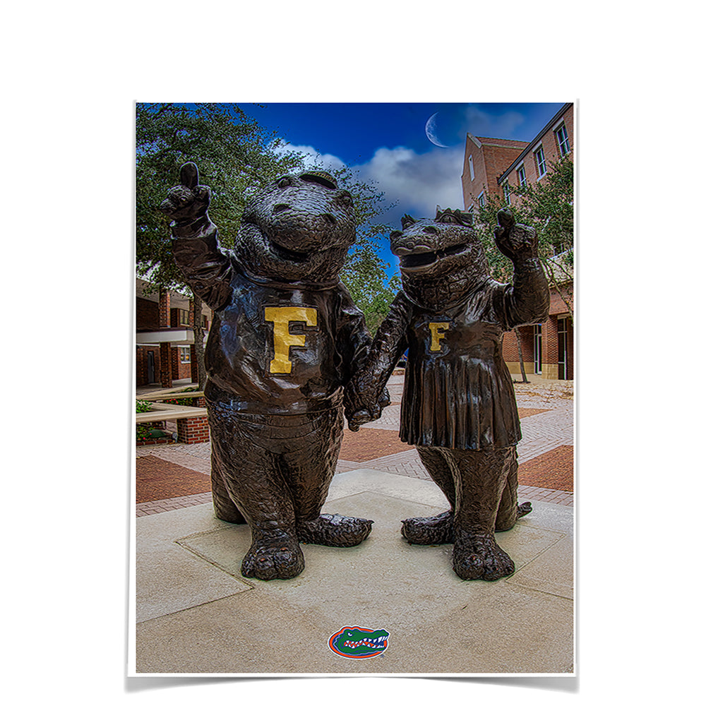 Florida Gators - Albert and Alberta - College Wall Art #Canvas